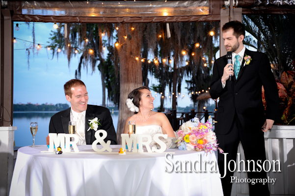Best Lakeside wedding at Paradise Cove in Orlando, Florida - Wedding photographer - Sandra Johnson (SJFoto.com)